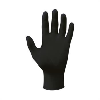 BLACK NITRILE GLOVES SIZE L PCS.100