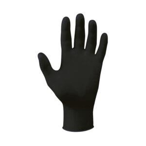 BLACK NITRILE GLOVES SIZE S PZ.100