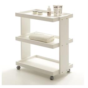 OBORO TROLLEY WHITE LACQUERED