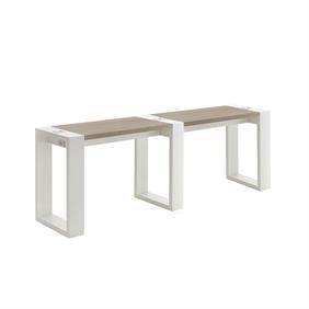 DOUBLE LIVING TABLE WHITE LARCH