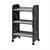 STEEL TROLLEY 3 SHELVES BLACK /GREY