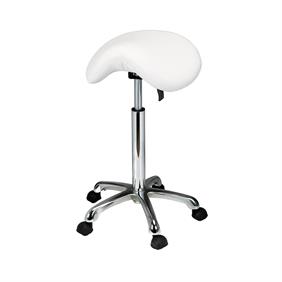 WHITE COMFORT STOOL