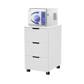 AUTOCLAVE TROLLEY WITH 3 DRAWERS