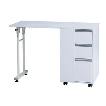 MANICURE TABLE WITH FOLDABLE DRAWER UNIT