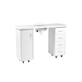 HIGH MANICURE TABLE WITH NAIL ASPIRATOR