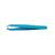 BLUE CLAMPING TWEEZER  LENGH. 9.5CM