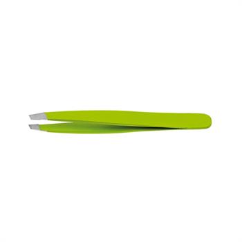 ACID GREEN OBLIQUE TWEEZER LENGTH 9.5CM