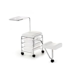 EASY MANICURE AND PEDICURE TROLLEY