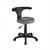 ARTURO STOOL W/BACKREST GREY