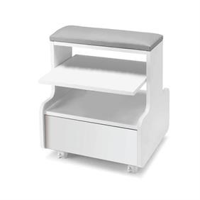 BATH PEDICURE TROLLEY WHITE