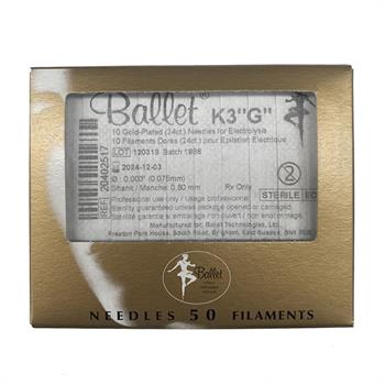 BALLET GOLD NEEDLES K3 PCS 50